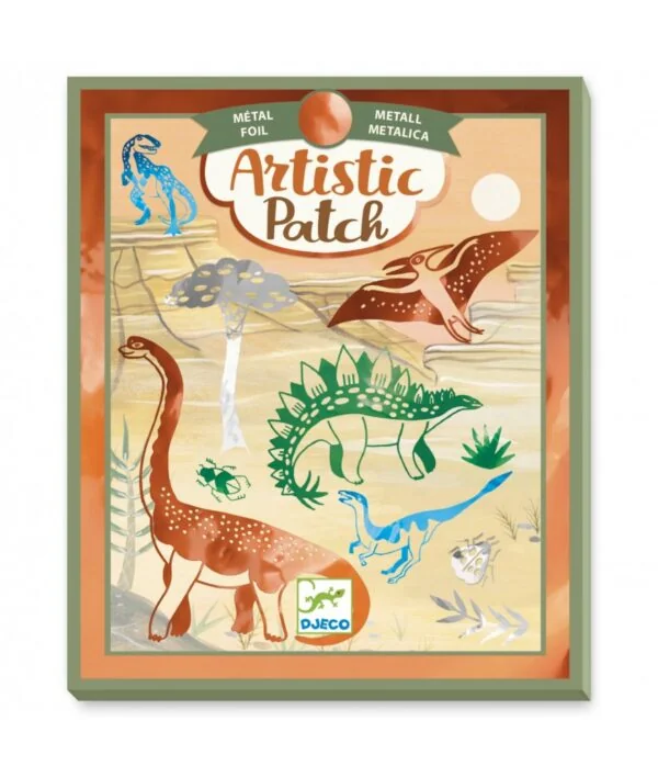 Djeco artistieke folieplaatjes dino 's