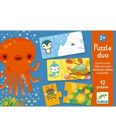 Djeco duo puzzel hide and seek