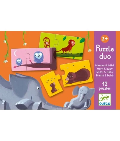Djeco duo puzzel moeder en kind