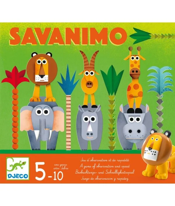 Djeco observatie en snelheidsspel Savanimo
