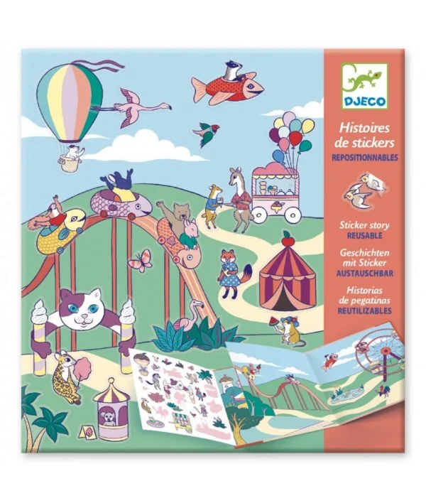 Djeco sticker verhalen kermis