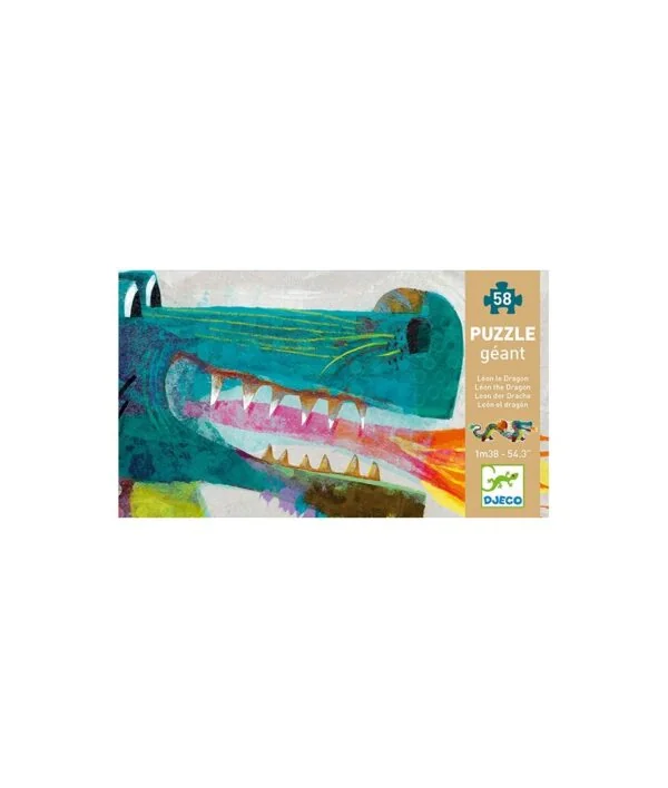 Djeco vloer puzzel leon de draak ( 58st)