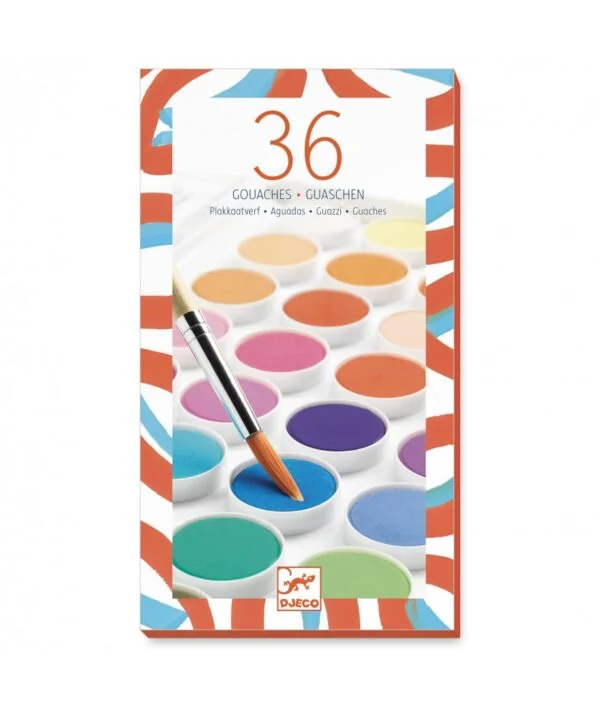 Djeco waterverf set 36 kleuren