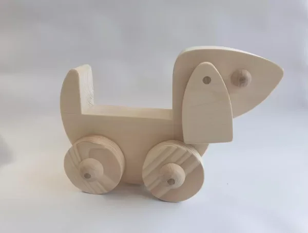 Houtfiguur hondje