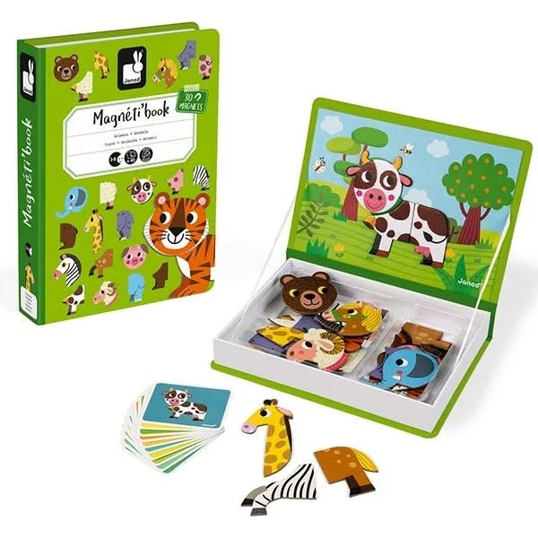 Janod Magnetibook - Dieren