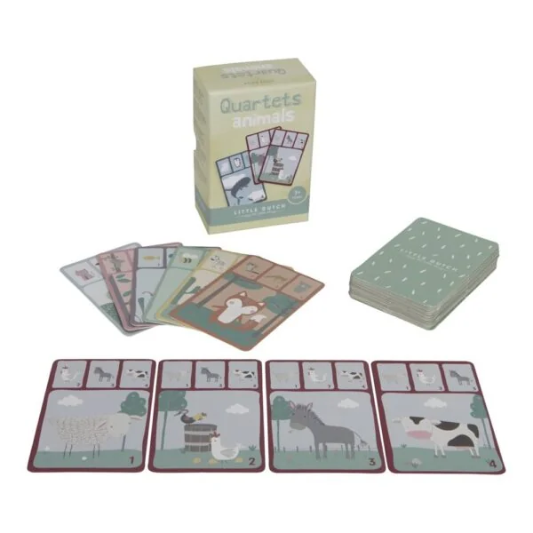Kwartet spel dieren