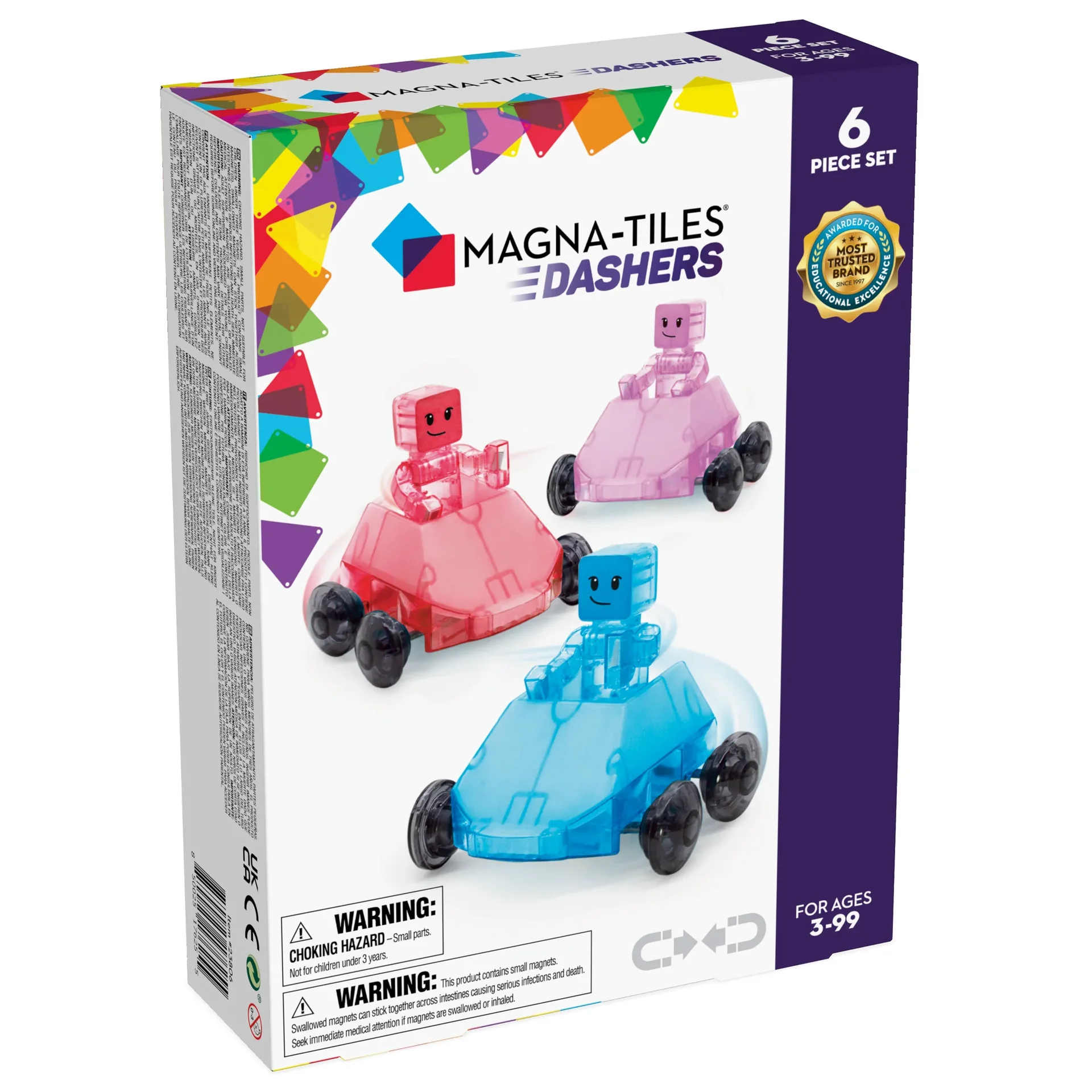 Magna-tiles Dashers  6 stukken set