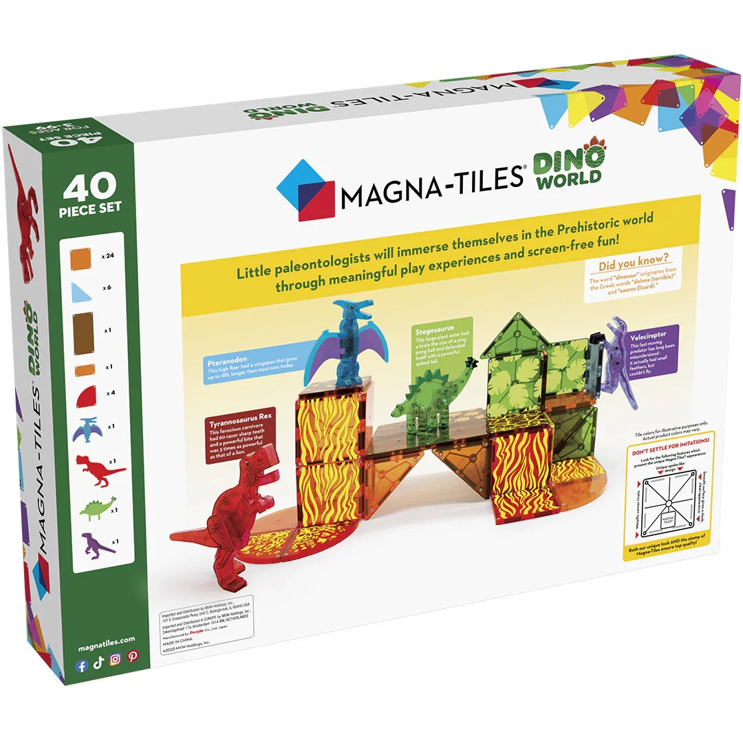 Magna-tiles Dino world  40 stuks