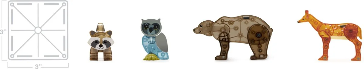 Magna-tiles Forest animals  25 stuks