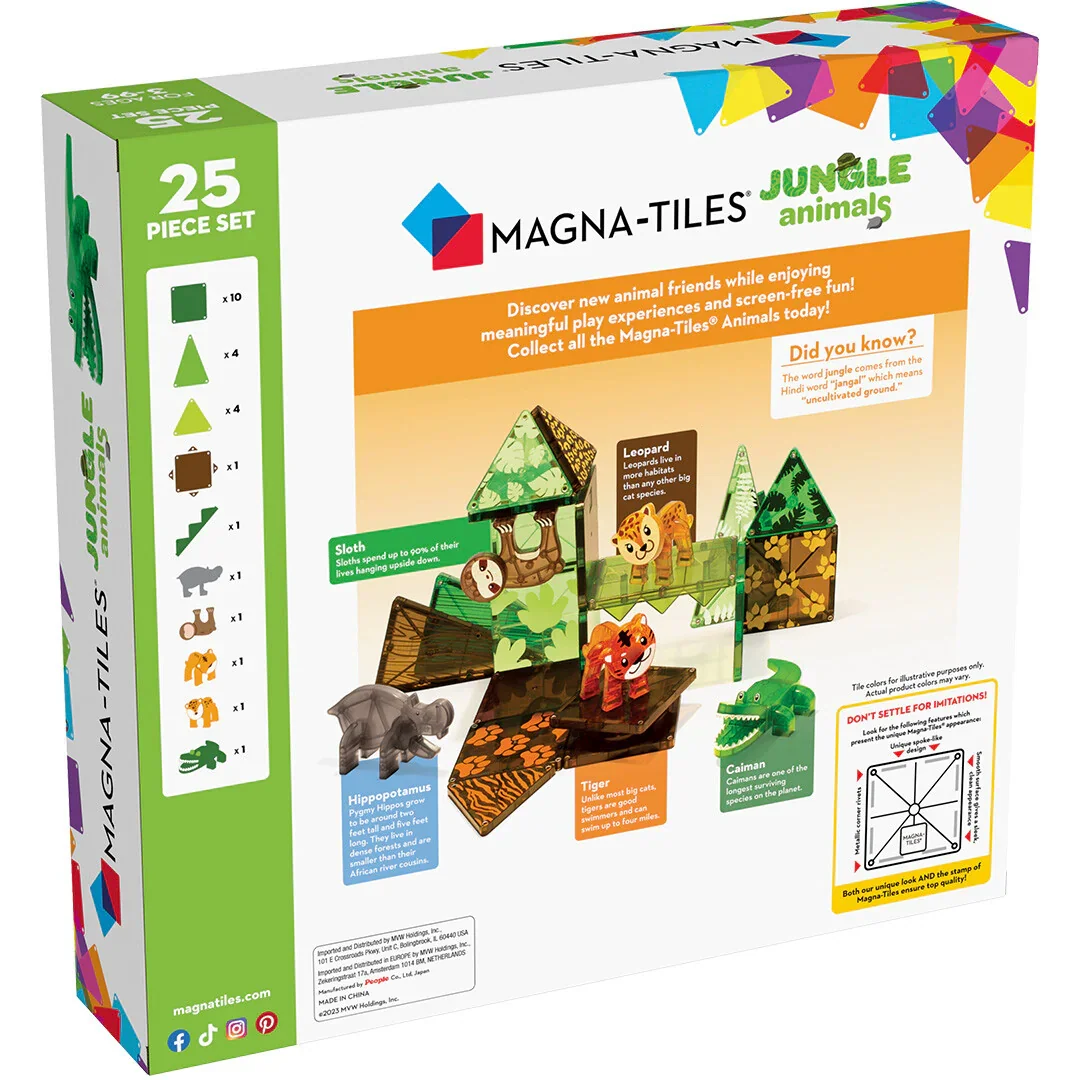 Magna-tiles Jungle  25 stuks