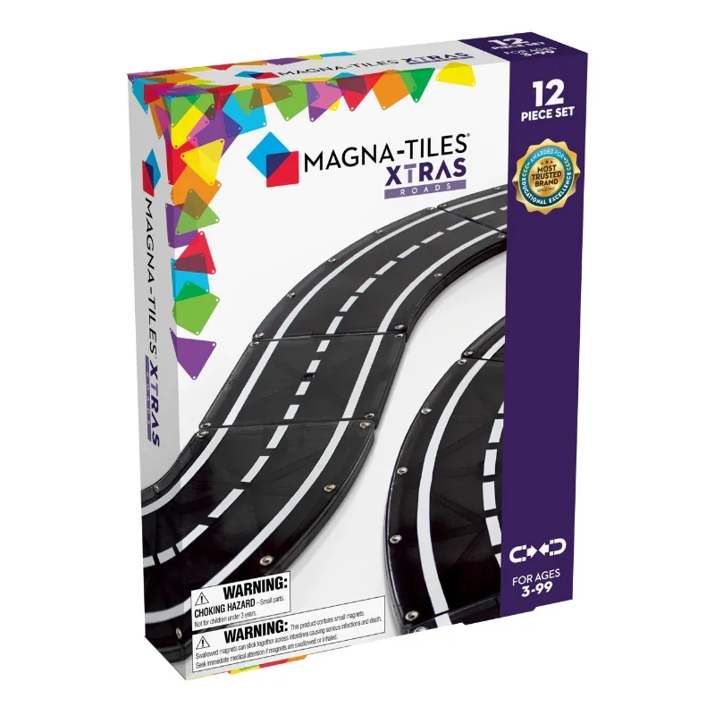 Magna-tiles Xtras Roads 12 stuks