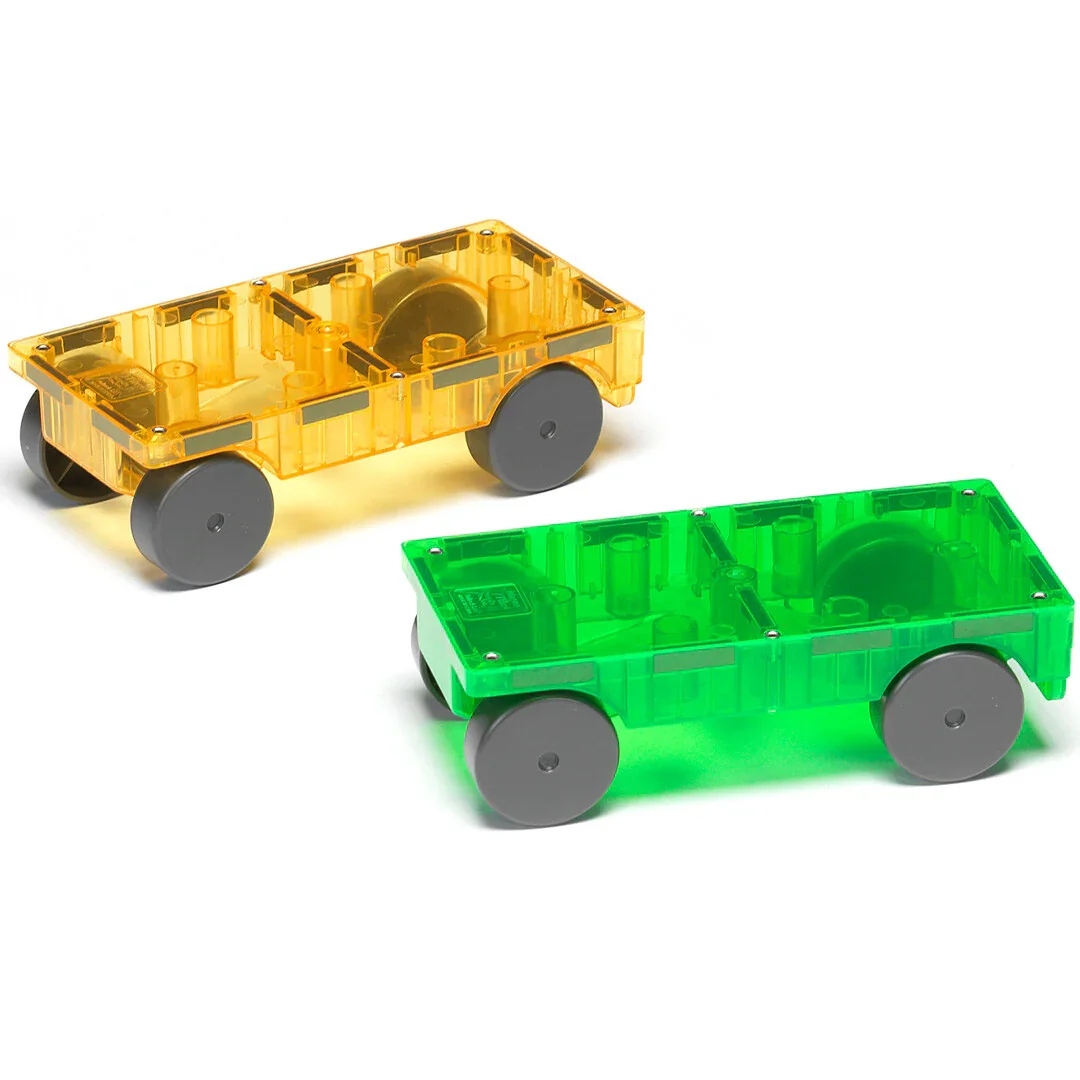 Magna-tiles cars  2 stuks uitbreidingsset