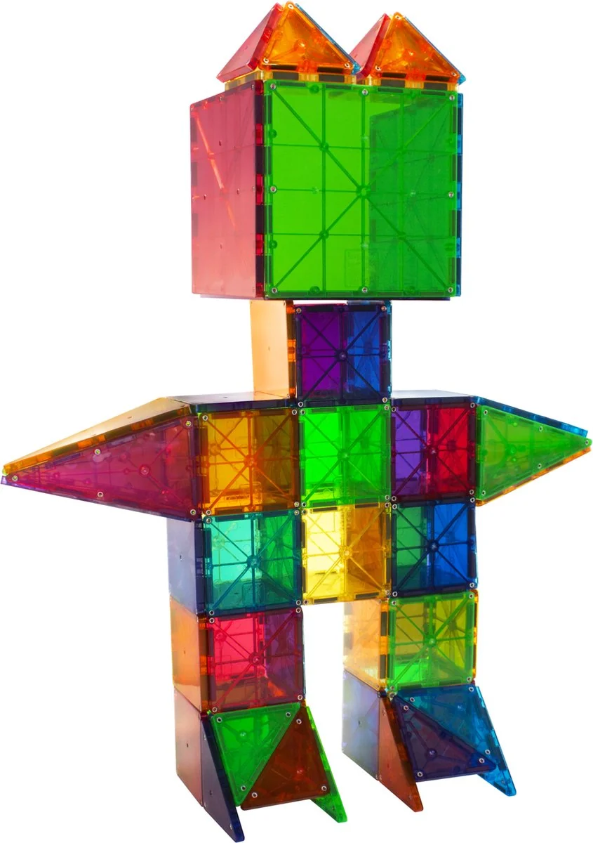 Magna-tiles clear colors  100 stuks