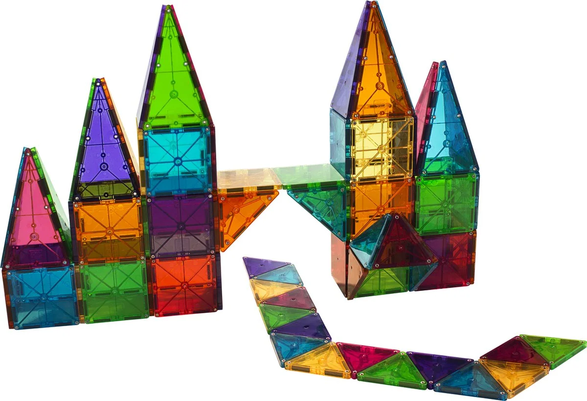 Magna-tiles clear colors  100 stuks