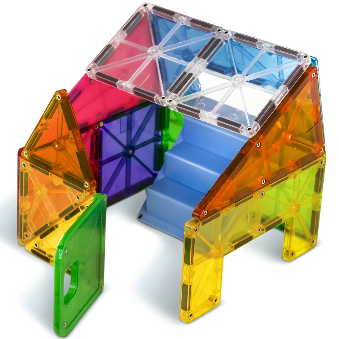 Magna-tiles clear colors 28 stuks  House set