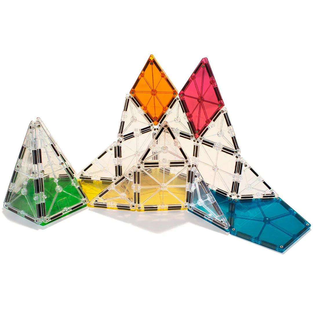 Magna-tiles polygons  8 stuks  uitbreidingsset