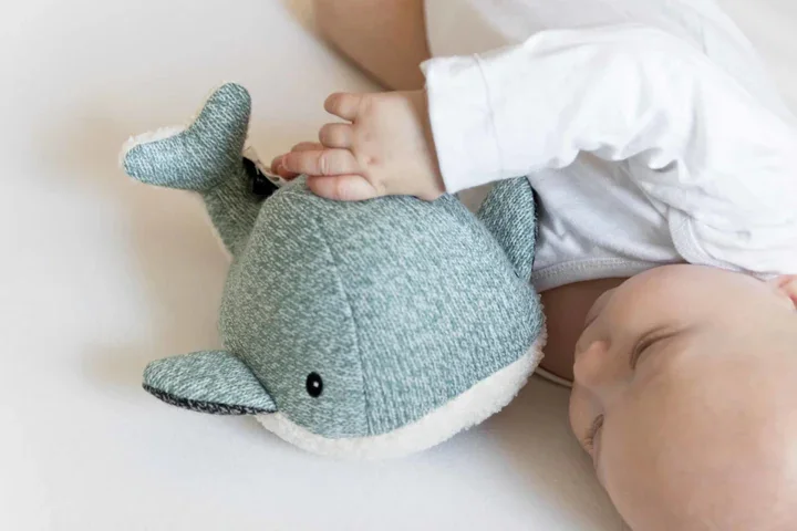 Moby (groen) - Hartslag knuffel
