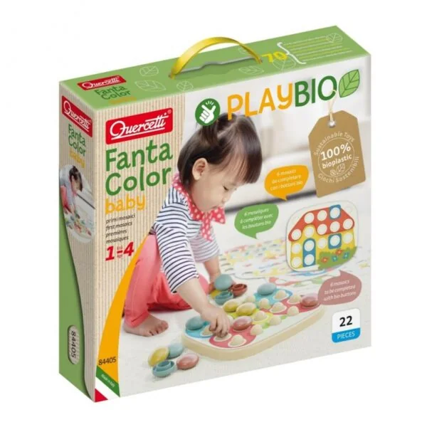 Play Bio - FantaColor Baby insteekmozaïek (22-delig)
