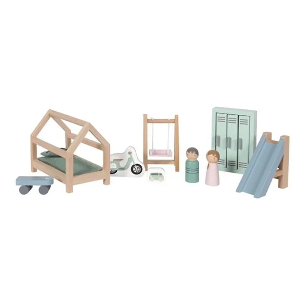 Poppenhuis speelset Kinderkamer