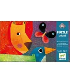 Puzzel dierenparade