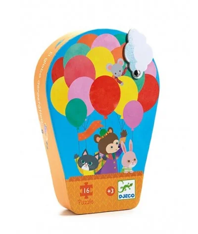 Silhouet Puzzel Ballon