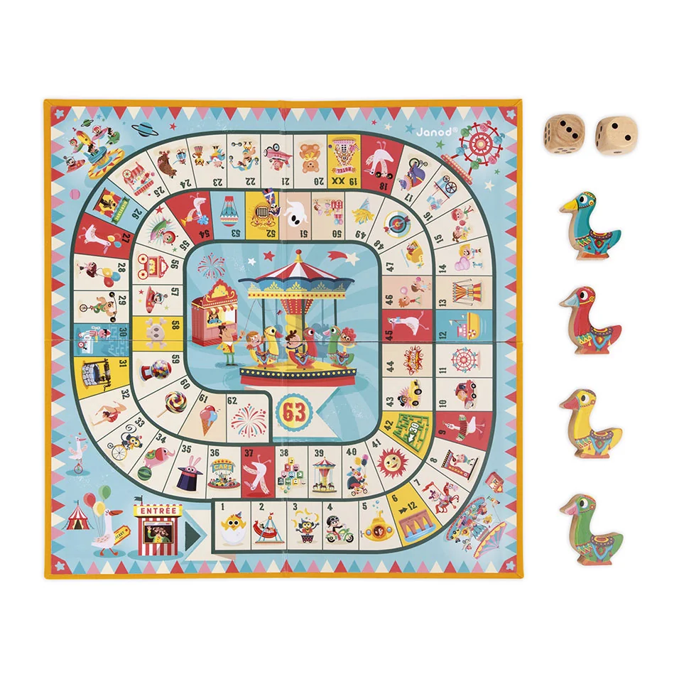Spel – Carrousel ganzenbord