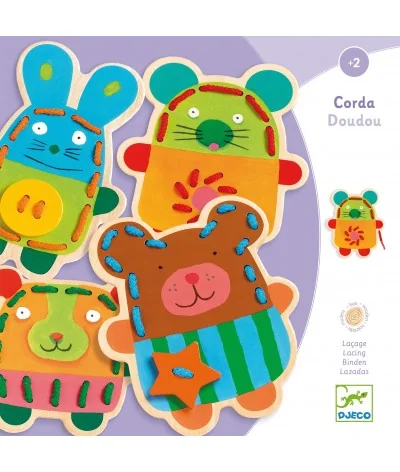 Corda doudou, rijgkaarten