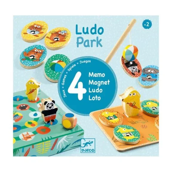 djeco  Ludo park 4 games